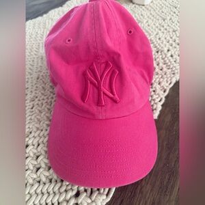 '47 New York Yankees Baseball Cap - hot pink worn once